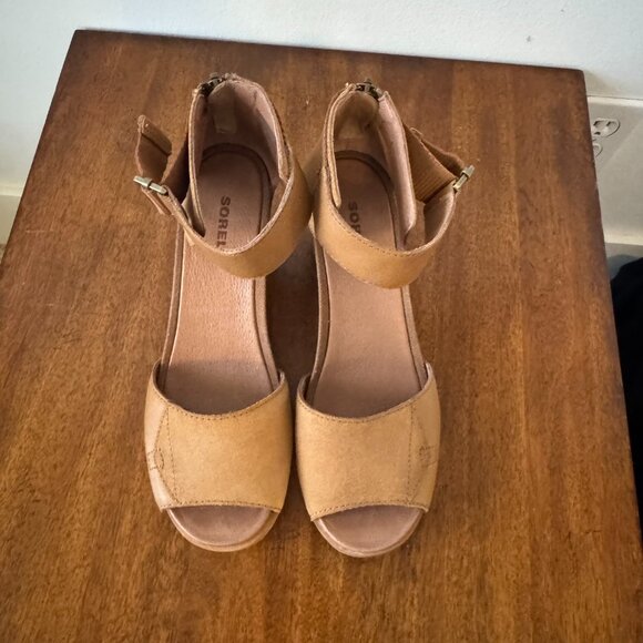 Sorel Joanie II Ankle Strap Wedge Sandals - Picture 9 of 11